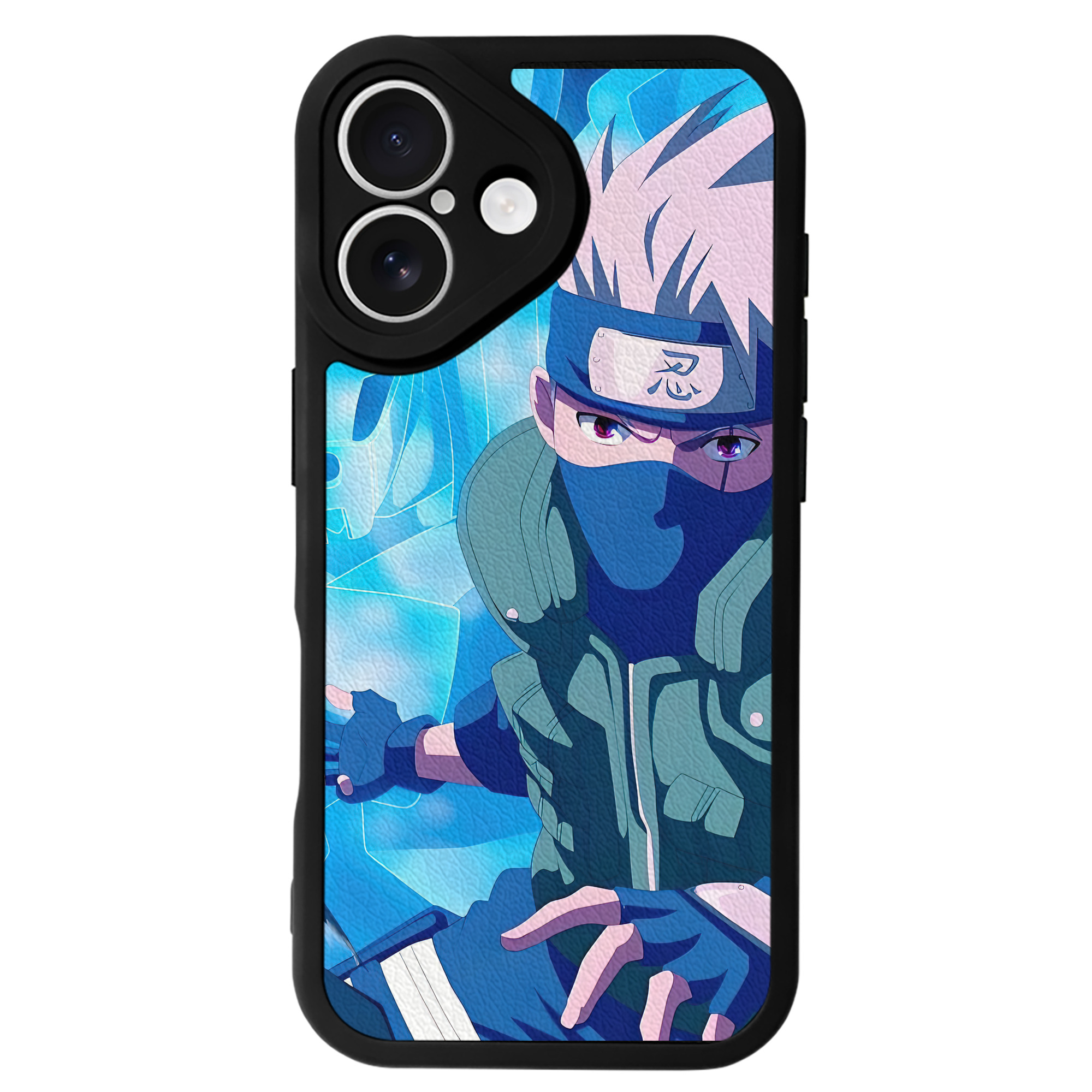（画像用） NARUTO -ナルト- NARUTO -ナルト- 疾風伝 【iPhone 16シリーズ対応】シリコンスマホケース（レザー調） 材質：シリコン